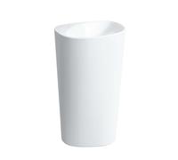 Laufen Palomba Collection - Lavabo sur pied 53x44x90 cm, sans trou pour robinetterie, blanc H8118040001091