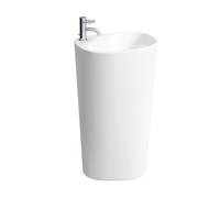 LAUFEN Palomba lavabo 8118044001091 52 x 43,5 x 90cm, sans trop-plein, sans trou pour robinet