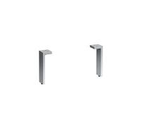 pied Laufen pour set VAL = 2 pièces, hauteur 264mm, aluminium