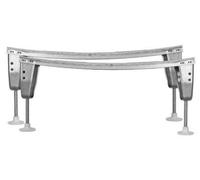 Laufen - Pieds en acier pour baignoire Moderna Plus H2961720000001