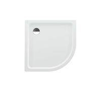 Laufen Platina - Receveur de douche avec pastilles anti-bruit, 100x100 cm, blanc H2150190000401