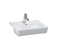 LAUFEN match0 Pro A semi-encastrée 8129610001041 56 x 44 cm, blanc , avec trop-plein, trou pour robinet 2000