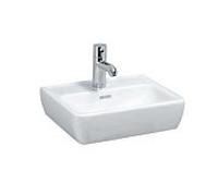 Laufen Pro - Lave-mains, 45x34 cm, 1 trou pour robinetterie, blanc H8119510001041