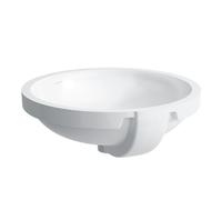 Laufen Pro - Lavabo 42x42 cm, sans trou pour robinetterie, avec LCC, blanc H8189624001091