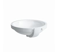 LAUFEN PRO B lavabo encastré, sans trou pour robinet, avec trop-plein, 465x470mm, H8189624001091, Couleur: Blanc avec LCC