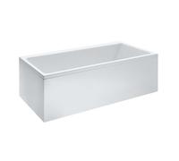 Laufen Pro - Baignoire d'angle 180x80 cm, avec système de massage par air, hydromassage et capteur, blanc H2329550006451