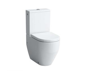Laufen Pro - Cuvette WC combinée à poser, 65x36 cm, évacuation arrière/bas, arrivée d’eau latérale, avec LCC, blanc H8259524002311