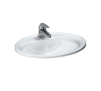 Laufen Pro B lavabo 56x44 cm ovale encastrée blanc brillant H8139510001041