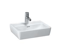 Laufen Pro - Lave-mains, 45x34 cm, 1 trou pour robinetterie, blanc H8119520001041