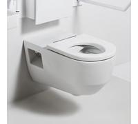 Laufen Pro Liberty - WC suspendus adaptés aux personnes à mobilité réduite, 700x360 mm, Rimless, blanc H8219600000001