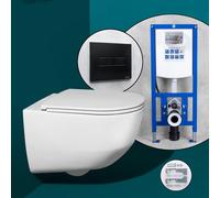 LAUFEN Pro Pack complet cuvette suspendue et bâti-support neeos,, H8209660000001+16601BM#SET,