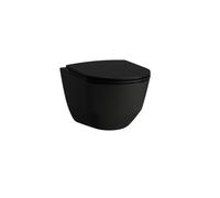Laufen pro pack wc susp caréné ss bride ab slim frein de ch noir mat 530x360x345 - LAUFEN H8669577160001