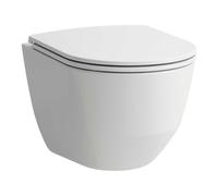 Laufen Pro - WC suspendu Compact avec siège SLIM, fermeture SoftClose, Rimless, blanc H8669550000001