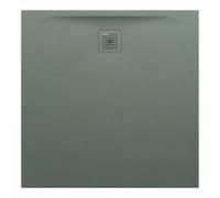 LAUFEN Pro receveur de douche, 1000x1000x33mm, extra-plat, 0, H2119520790001, Couleur: Gris béton Gris mat