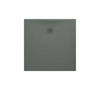 Laufen - Receveur de douche Pro H2109500790001 - Carré 80x80 cm - Extra-plat 29 mm - Béton gris mat