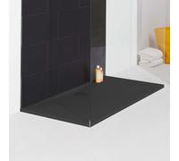 Laufen Receveur de douche Pro H2109550780001 rectangulaire 180x80 cm anthracite évacuation excentrée