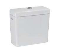 LAUFEN PRO Réservoir de chasse, rinçage à 2 quantités, 6 L, entrée deau latérale, blanc, H8269520009721, Couleur: Blanc