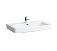 Laufen Lavabo Pro S 85x46 cm rectangulaire à poser 1 trou avec trop-plein blanc brillant