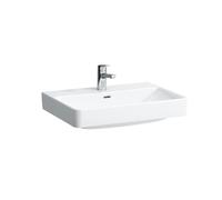 LAUFEN PRO S lavabo, 3 trous pour robinet, avec trop-plein, 650x465mm, H8109644001081, Couleur: Blanc avec LCC