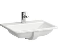 Laufen Pro S lavabo 56x44 cm rectangulaire encastrée blanc brillant H8189634001041