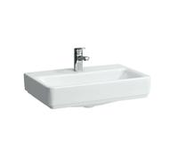 Laufen Pro S - Lavabo Compact, 55x38 cm, 1 trou pour robinetterie, sans trop-plein, blanc H8179580001561