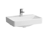 Laufen Pro S - Lavabo Compact, 55x38 cm, 1 trou pour robinetterie, sans trop-plein, blanc H8189580001561
