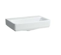 Laufen Pro S - Lavabo Compact, 55x38 cm, sans trou pour robinetterie, sans trop-plein, blanc H8179580001421
