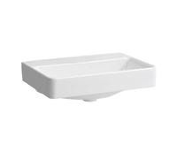 Laufen Pro S - Lavabo Compact, 55x38 cm, sans trou pour robinetterie, sans trop-plein, blanc H8189580001421