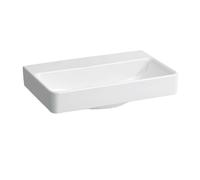 Laufen Pro S - Lavabo Compact, 60x38 cm, sans trou pour robinetterie, sans trop-plein, avec LCC, blanc H8179594001421