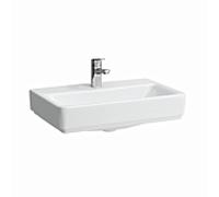 LAUFEN Pro S lavabo compact 8179584001091 55 x 38 cm, blanc, avec trop-plein, sans trou pour robinet