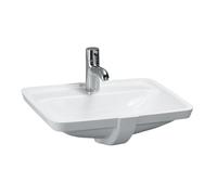 LAUFEN PRO S lavabo encastré, 1 trou pour robinet, avec trop-plein, 525x400mm, US fermé, H811966A001041, Couleur: Blanc avec LCC Active