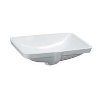 LAUFEN PRO S lavabo encastré, sans trou pour robinet, avec trop-plein, 525x400mm, US fermé, H8119610001091, Couleur: Blanc