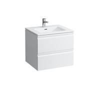 LAUFEN Pro S Set 600, lavabo, 1 trou de robinetterie, trop-plein, meuble sous-lavabo inclus, 2 tiroirs, 600x500mm, H8619614631041