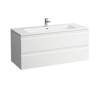 LAUFEN Pro S Set 1200, lavabo, 1 trou de robinetterie, trop-plein, meuble sous-lavabo inclus, 2 tiroirs, 1200x500mm, H8619674801041, Couleur: graphite