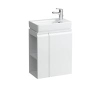 LAUFEN Pro S Set complet, lavabo, 1 trou de robinetterie à droite, incl. meuble bas, porte à droite, étagère à gauche, 690x480mm, H8629644751041