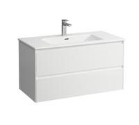 LAUFEN Pro S Set Lani Set complet 1000, lavabo avec meuble sous-lavabo, 1000x500x540mm, H8649672611041, Couleur: Blanc brillant