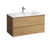 LAUFEN Pro S Set Lani Set complet 1000, lavabo avec meuble sous-lavabo, 1000x500x540mm, H8649672671041, Couleur: ChÃªne sauvage