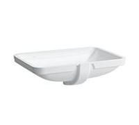 LAUFEN Pro S vasque à encastrer 8119680001091 59,5x43cm, blanc , sans trou pour robinetterie, avec trop-plein