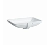 Laufen – Lavabo Pro A – 55x38 cm – sans trou pour robinetterie, avec LCC – blanc