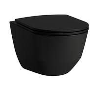 Laufen Pro - WC suspendu, Rimless, noir mat H8209667160001