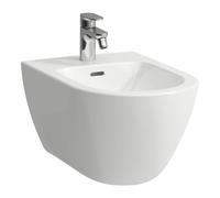 LAUFEN PRO X Bidet mural, 1 trou pour robinet, raccordement extérieur, 360x540x285mm, H8308600003041, Couleur: Blanc