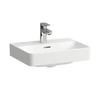 LAUFEN PRO X Lave-mains, 1 trou de robinet, avec trop-plein, 450x340mm, H8158610001041, Couleur: Blanc