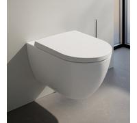 Laufen Cuvette WC suspendue Pro X abattant à descente lente sans bride vortex blanc brillant