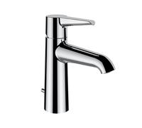 Pure mitigeur de lavabo cartouche eco+ bec fixe 110mm avec vidage chromé - LAUFEN HF901701100000