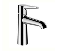 LAUFEN PURE Mitigeur monocommande de lavabo, bec fixe, porte-à-faux 110 mm, sans robinet de vidange, chromé, HF901702100000, Couleur: chrome