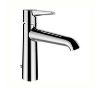 LAUFEN PURE Mitigeur monocommandé pour lavabo, Eco+, bec fixe, saillie 140 mm, avec vidage, chromé, HF901703100000, Couleur: chrome