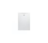 Laufen receveur de douche en gel coat marbond, extra-plat, évacuation sur le côté court 120x80, blanc mat