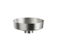 Vasque Laufen RIVO H512RO41541121 400 x 400 x 147 mm, ronde, sans trop-plein, titane brossé