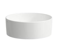 Laufen Savoy lavabo 38x38 cm ronde à poser blanc mat H8129427571121