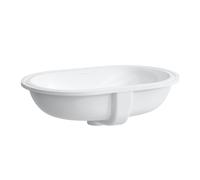 Laufen Savoy lavabo 51x31 cm ovale sous plan blanc brillant H8189460001091